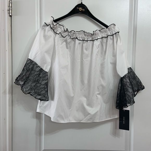 Zara Off Shoulder Top - Picture 2 of 7